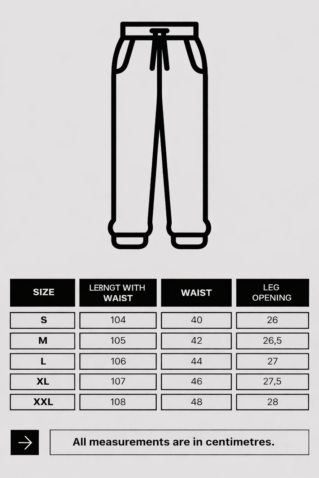 X-1001 Unisex Wide-Leg Sweatpants – Black