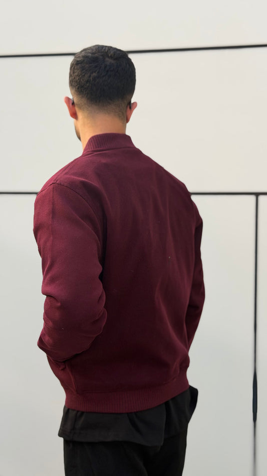 X-2034 Men’s Suede Bomber Jacket – Lined, Full Zipper, Premium Street Style