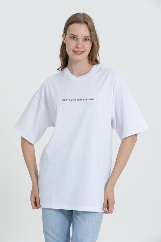 R-5714 Classic Crew T-Shirt with Back Print 100% Cotton