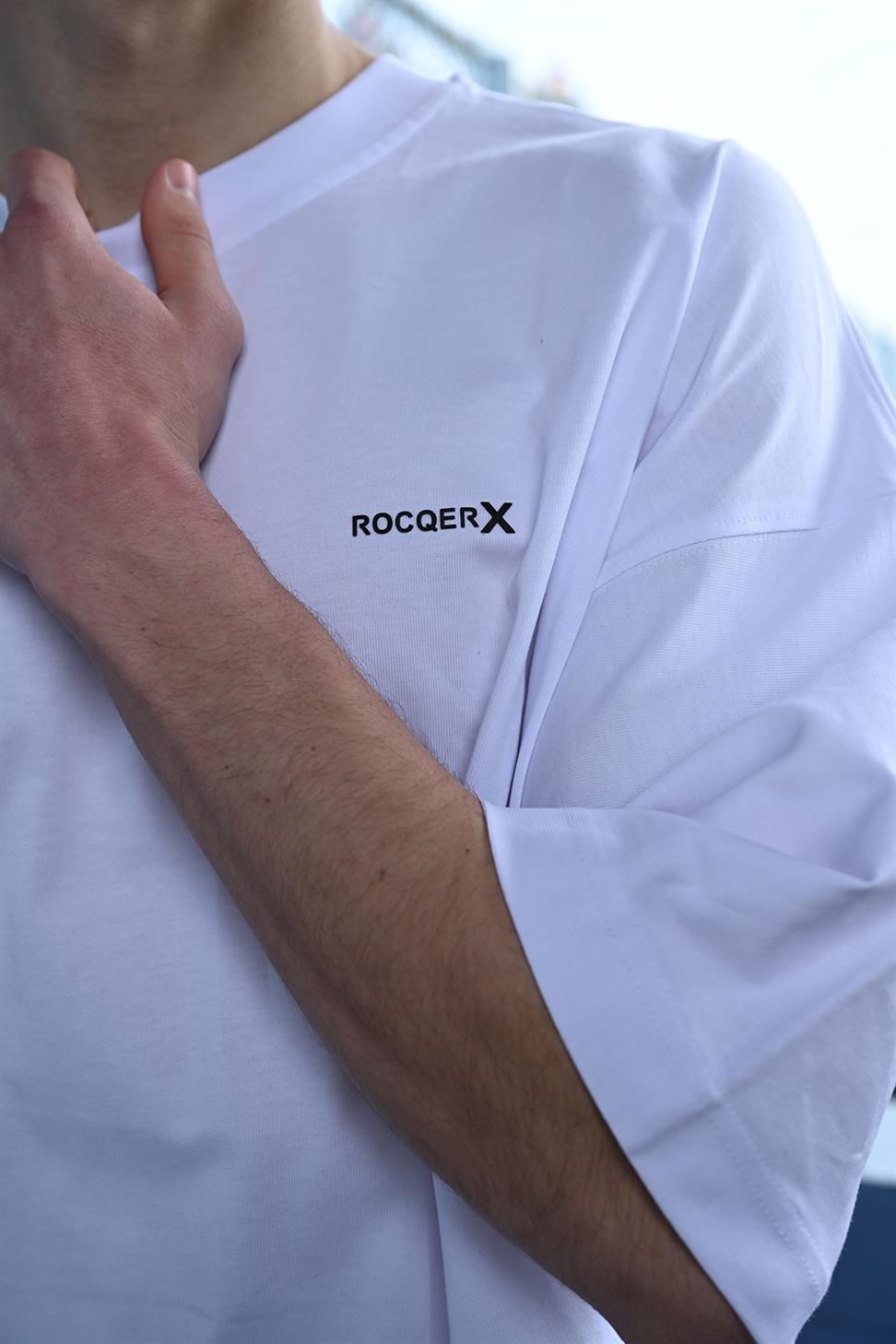 R-5775 Rocqerx Printed Basic T-Shirt 100% Cotton Supima fabric