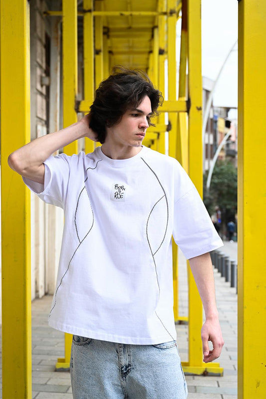 R-5792 Essential White Jersey T-Shirt 100% Cotton