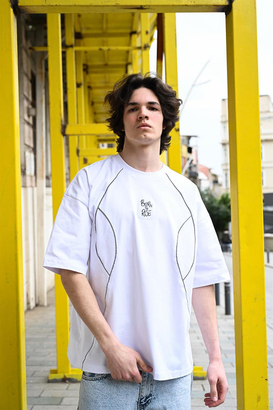 R-5792 Essential White Jersey T-Shirt 100% Cotton