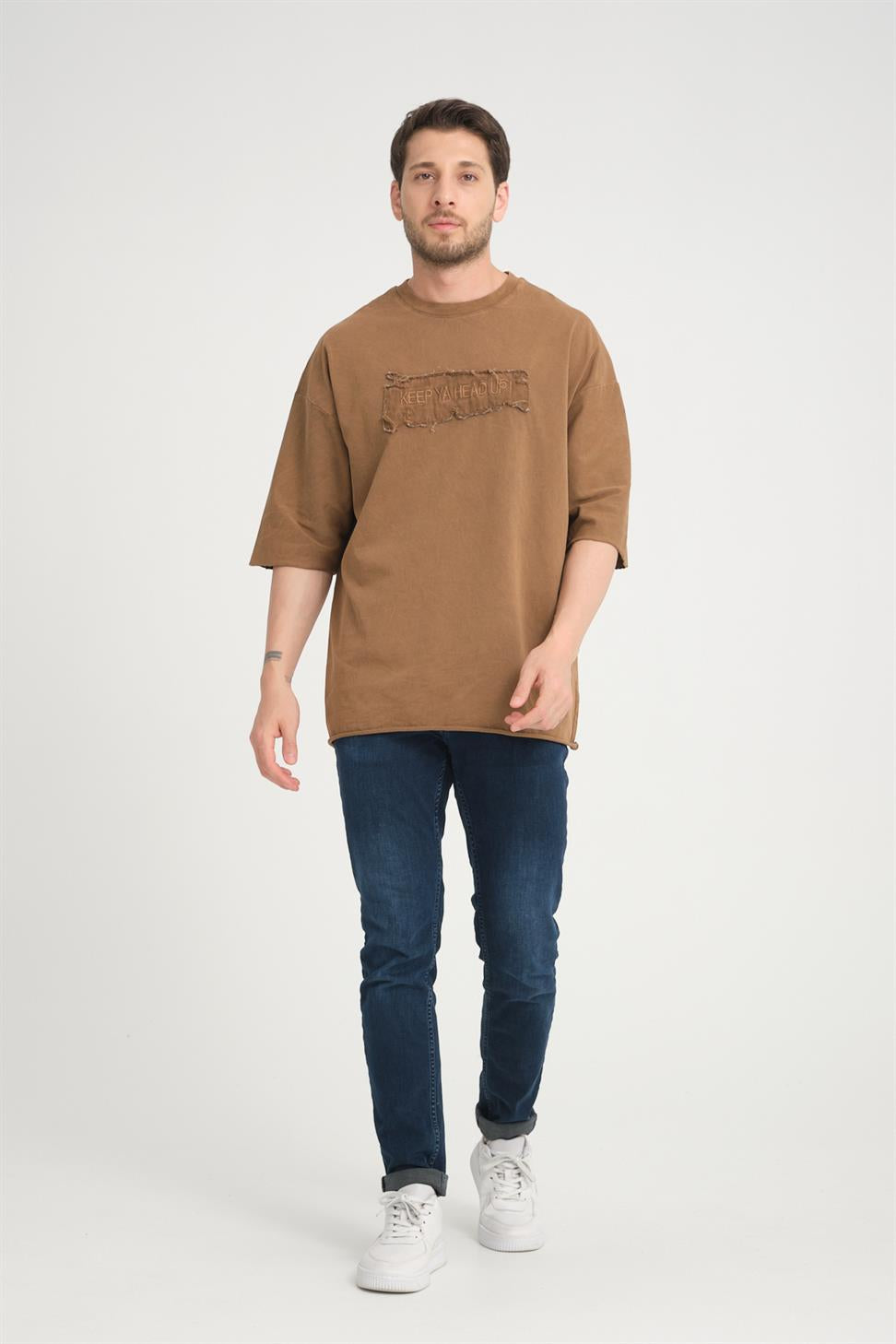 R-5822 100% Cotton Suprem Embroidered T-Shirt