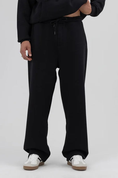 X-1001  Unisex Wide-Leg Sweatpants – Black