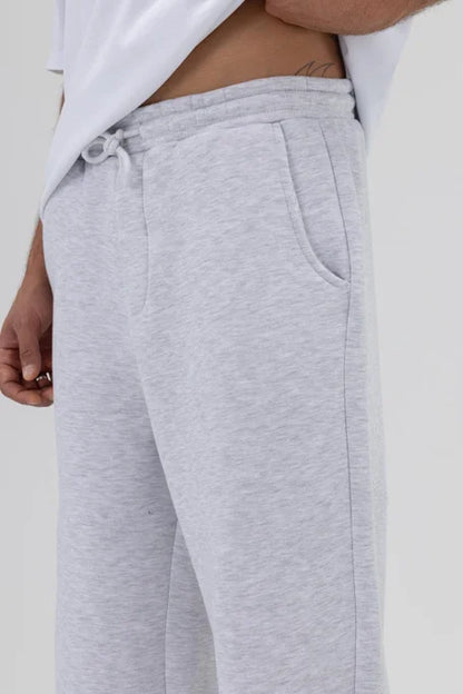 X-1001 Men’s Premium Fleece Sweatpants – Light Grey (3-Thread)