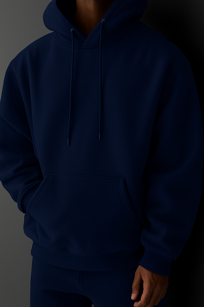 X-4008-1001 Men’s Hooded Tracksuit Set – Navy