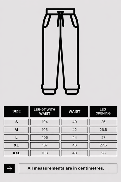 X-1001 Unisex Premium Fleece Sweatpants – White (3-Thread)