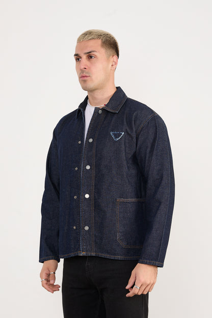 X-2031 Men’s Denim Jacket – Dark Indigo