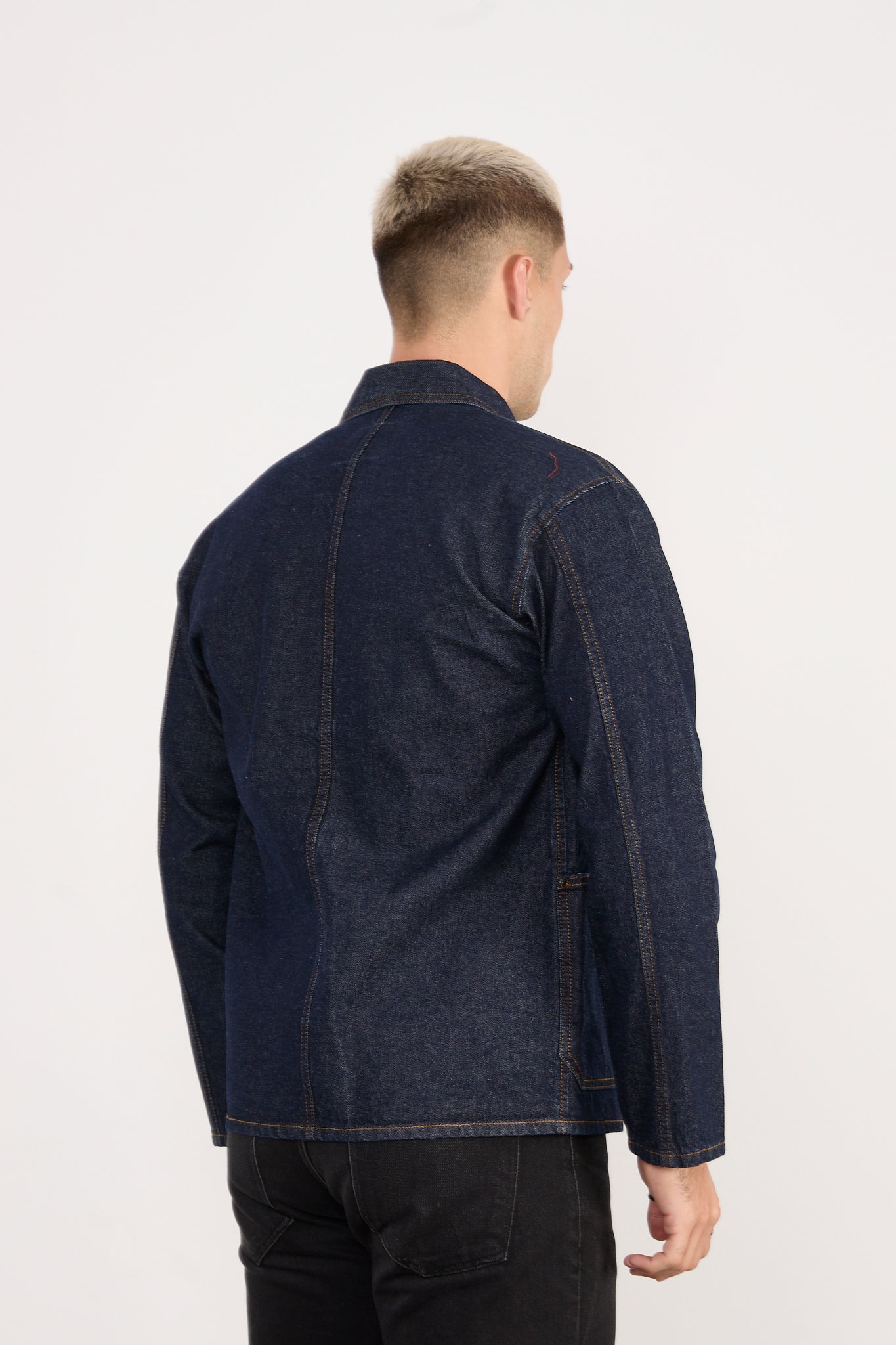 X-2031 Men’s Denim Jacket – Dark Indigo