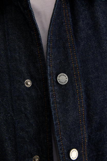 X-2031 Men’s Denim Jacket – Dark Indigo