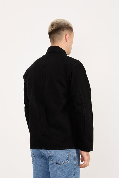 X-2031 Men’s Denim Jacket – Black