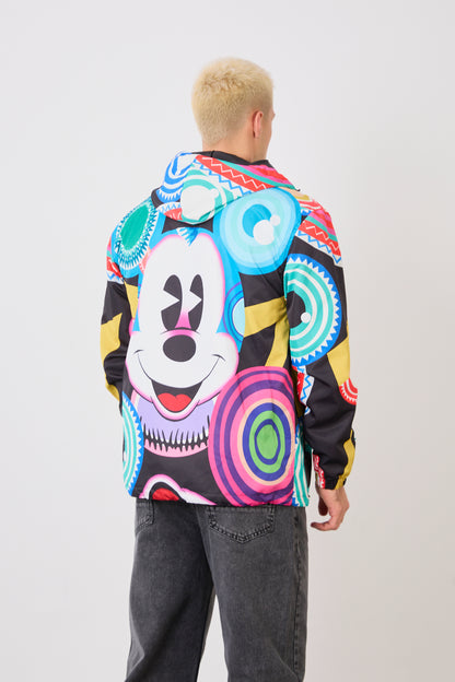 R-2270 Unisex Graphic Print Hooded Rain Jacket – Bold Street Art Design