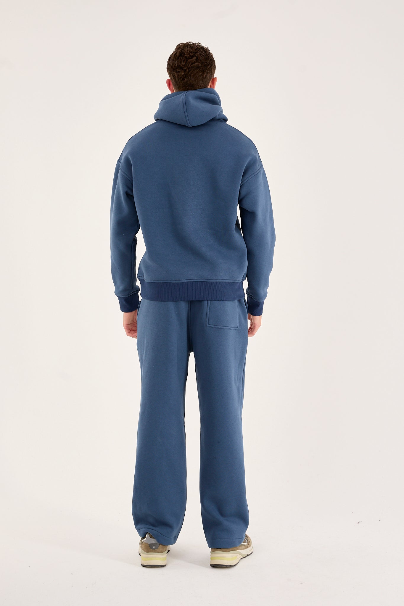 X-1001 Unisex Premium Fleece Sweatpants – Steel Blue (3-Thread)