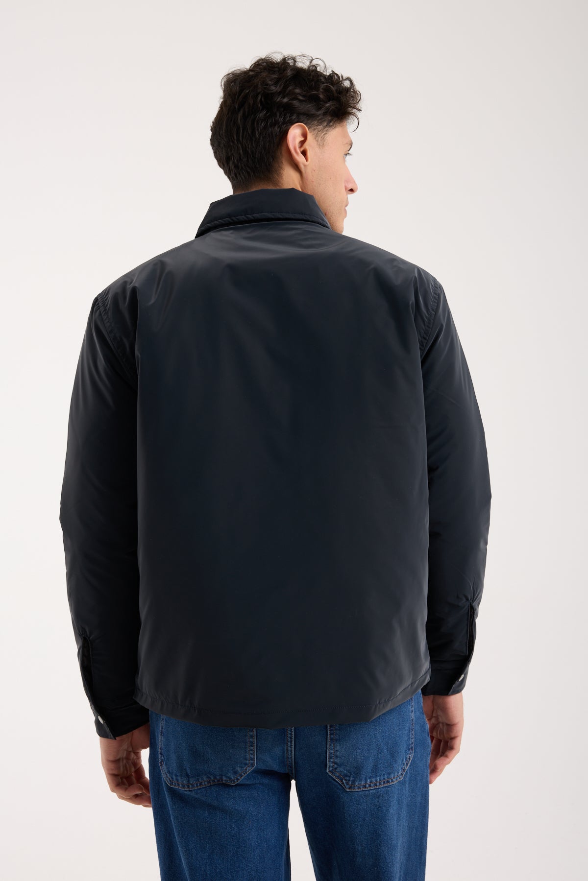 X-2020 Quilted Lined Zip Jacket – Navy