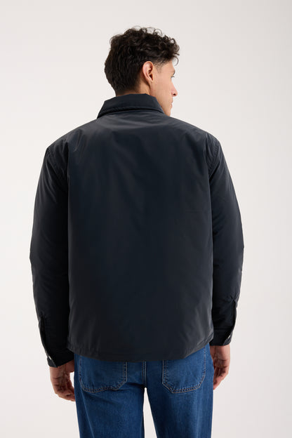 X-2020 Quilted Lined Zip Jacket – Navy