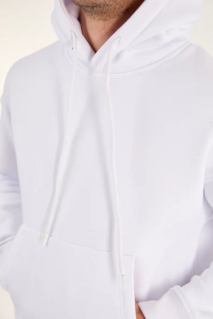 X-4008-1001 Men’s Hooded Tracksuit Set – White