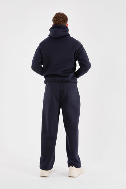 X-4008-1001 Men’s Hooded Tracksuit Set – Navy