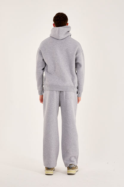 X-4008 -1001 Men’s Hooded Tracksuit Set – Grey