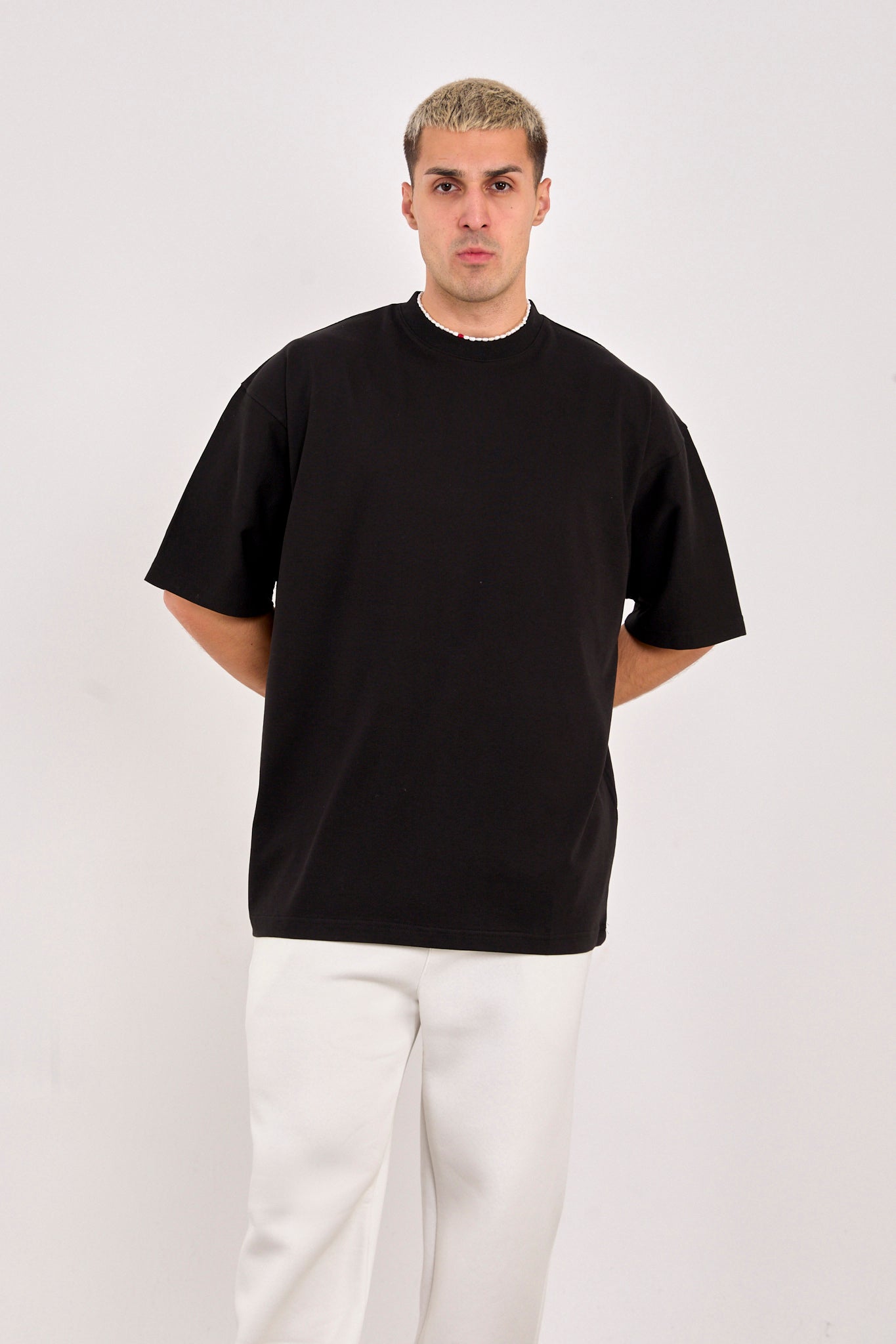 X-4009 Unisex 100% Cotton Oversized T-Shirt – Black