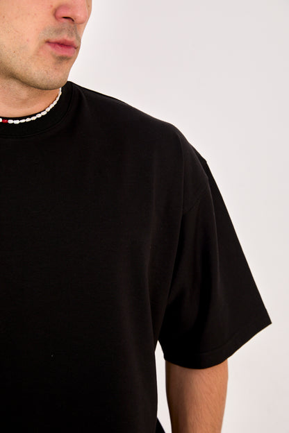 X-4009 Unisex 100% Cotton Oversized T-Shirt – Black