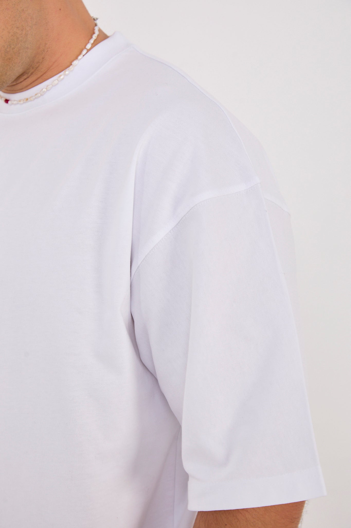 X-4009 Unisex 100% Cotton Oversized T-Shirt – White