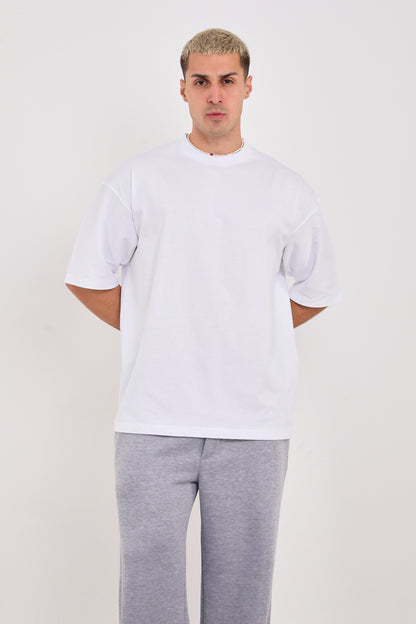 X-4009 Unisex 100% Cotton Oversized T-Shirt – White