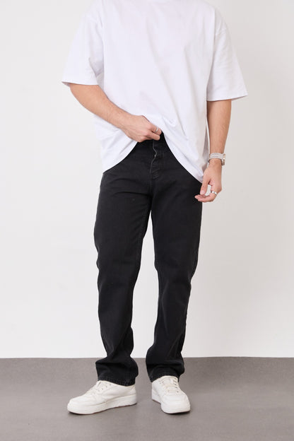 T-2300-1 Black Baggy Fit Men’s Jeans