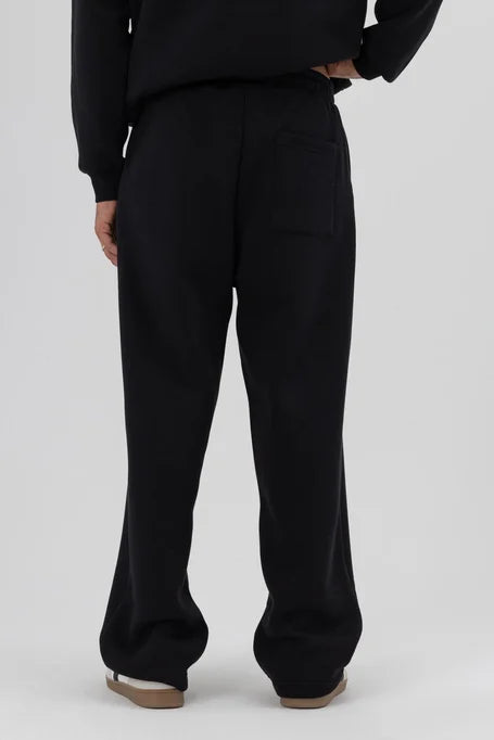 X-1001  Unisex Wide-Leg Sweatpants – Black