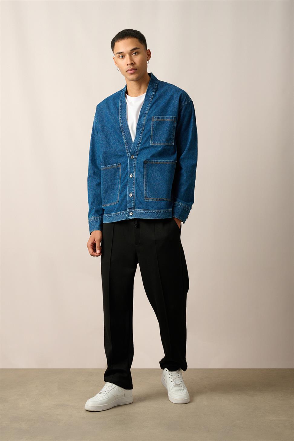 R-2456 Green Kangaroo Pocket Elastic Hem Fleece Set