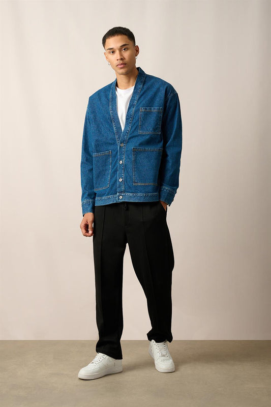 R-2456 Green Kangaroo Pocket Elastic Hem Fleece Set