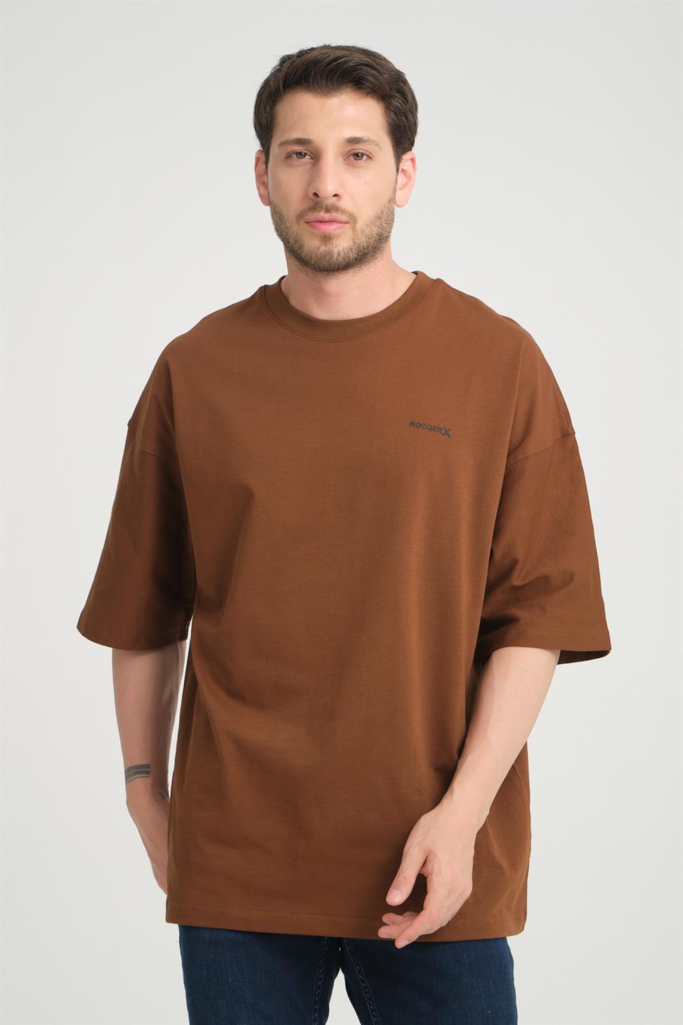 R-5775 Men’s Basic T-Shirt with Rocqerx Print