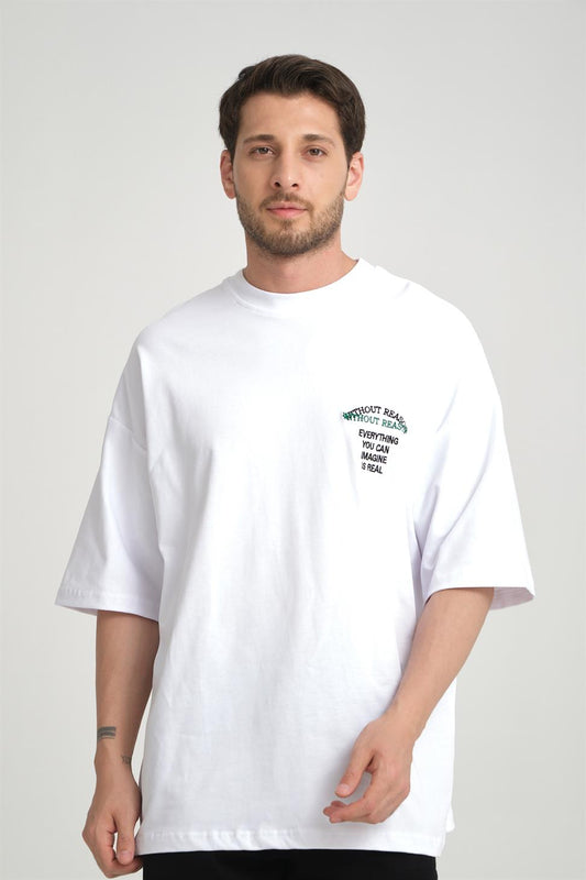 R-5817 Back Patch Embroidered Supima T-Shirt