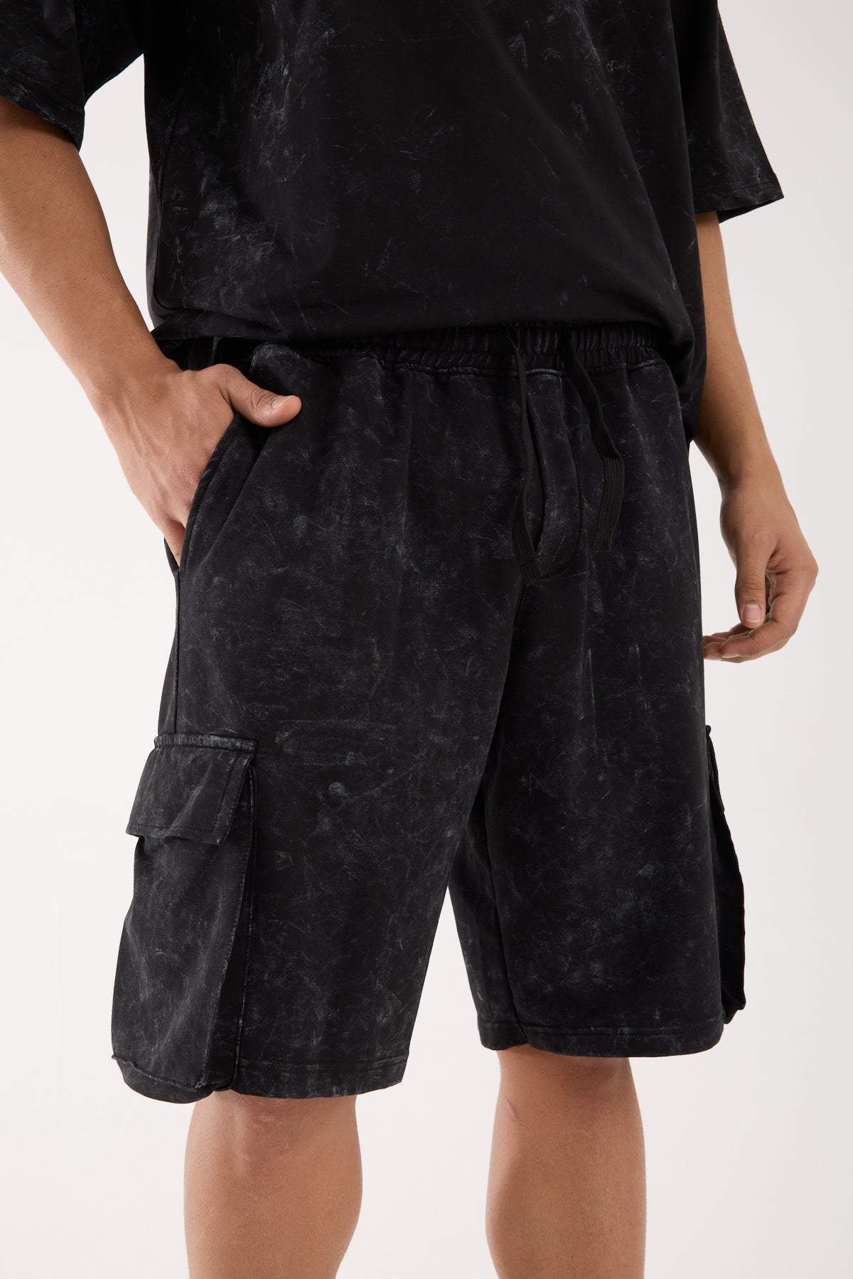 Men’s Cotton T-Shirt & Shorts Set – X-3006-1