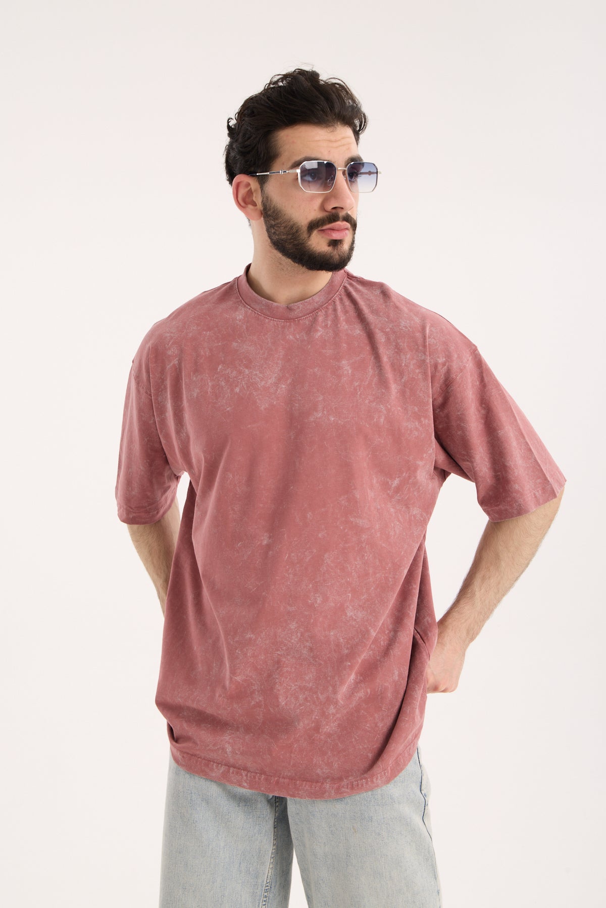 Men’s Washed Basic T-Shirt – X-4013