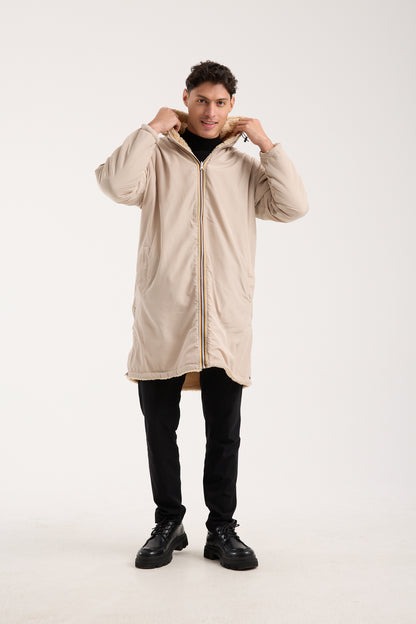 R-2474 Men’s Reversible Sherpa Coat – Double-Sided Winter Jacket