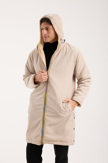 R-2474 Men’s Reversible Sherpa Coat – Double-Sided Winter Jacket